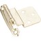 Hardware Resources Traditional 3/8 in Inset Hinge with Semi-Concealed Frame Wing - Polished Brass P5922PB - alternate 2